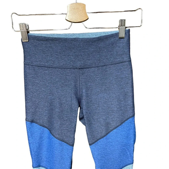 Outdoor Voices Springs 7/8 Leggings Blue Tri Tone Size XS‎ - Picture 2 of 5